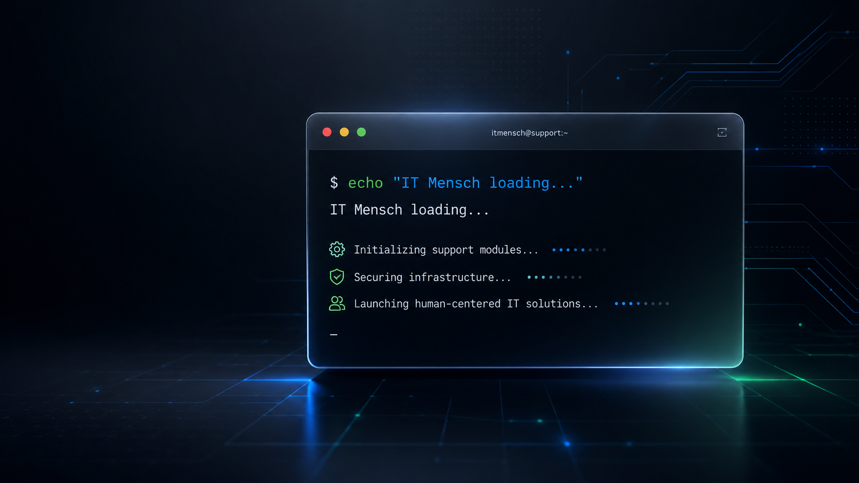 IT Mensch Landing Page